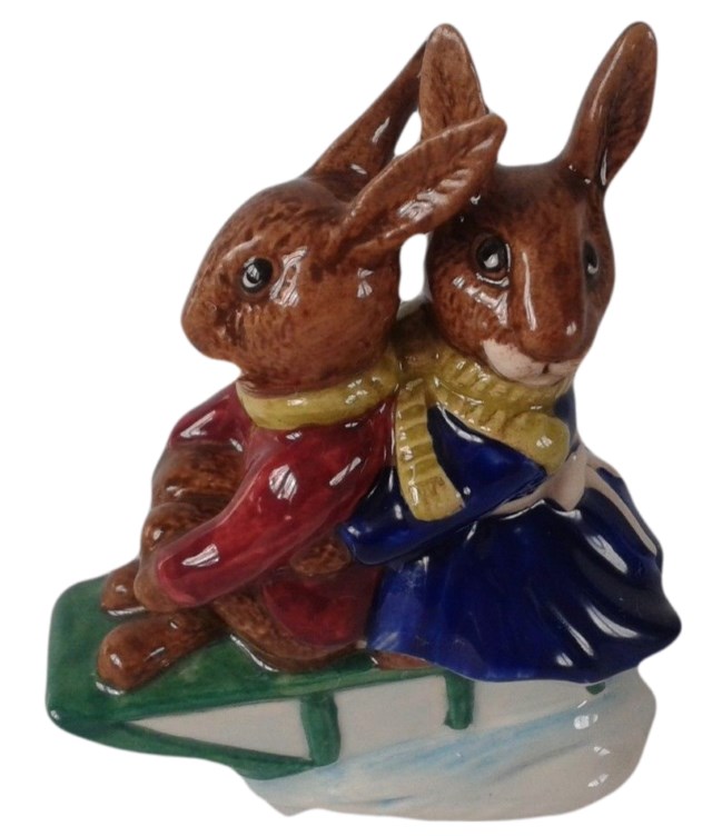 Royal Doulton Sleigh Ride Bunnykins DB4