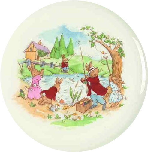 Fishing at the Pond Bunnykins Design